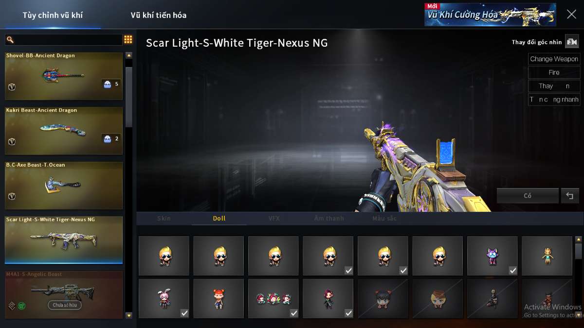 shop acc cf uy tin gia re